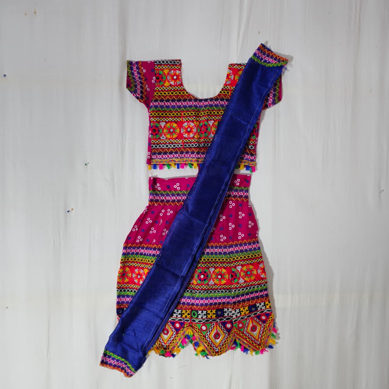 Girls - 3 Dot Bandhani Toran Design Chaniya Choli