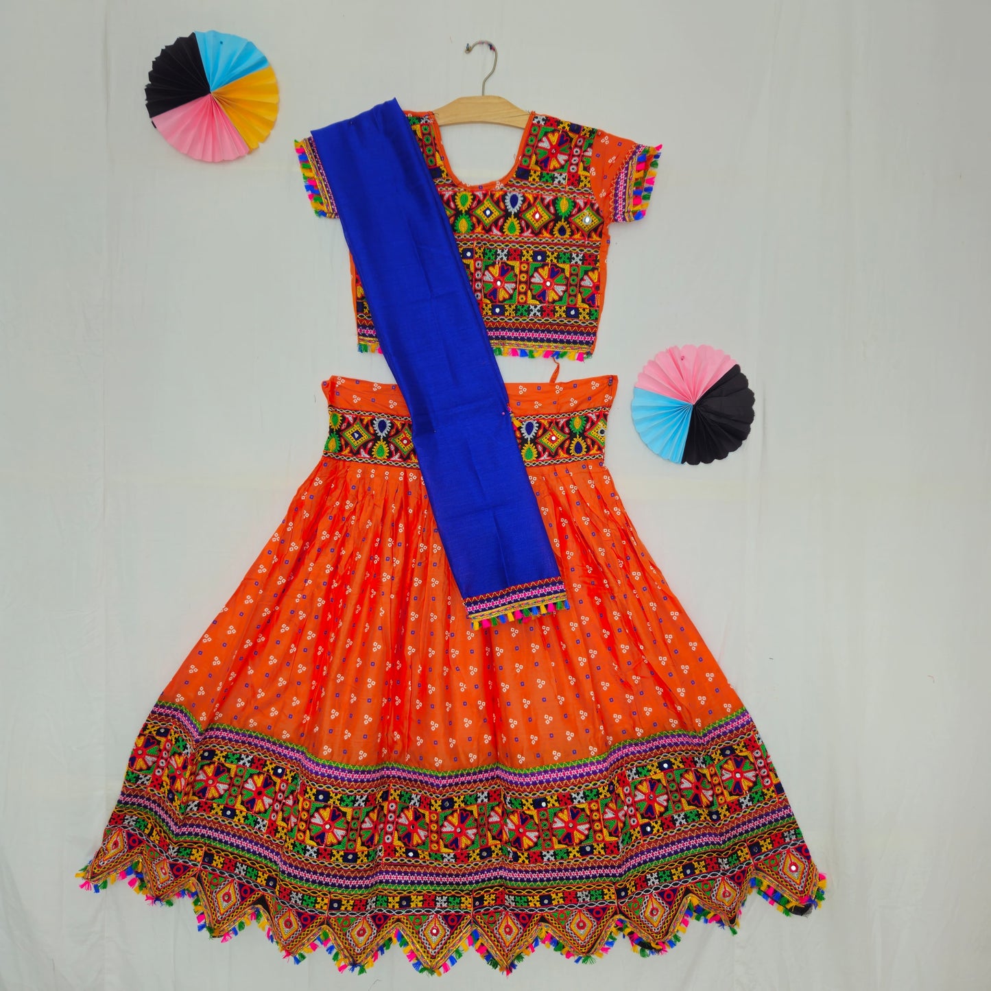 Girls - 3 Dot Bandhani Toran Chaniya Choli