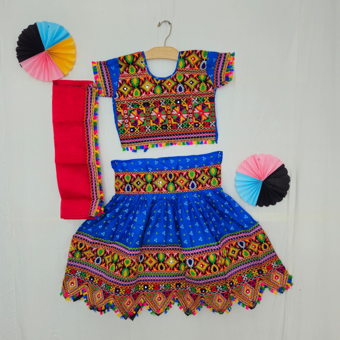 Girls - 3 Dot Bandhani Toran Chaniya Choli