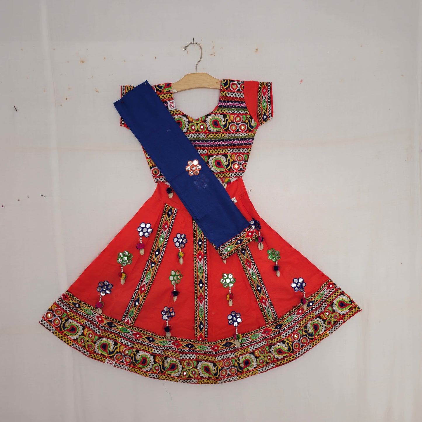 Girls - Full Work With Kavdi Flower Latkan Chaniya Choli