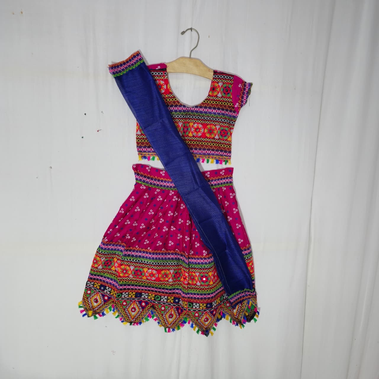 Girls - 3 Dot Bandhani Toran Design Chaniya Choli