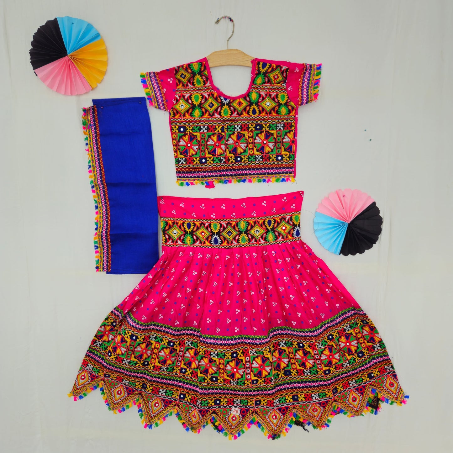 Girls - 3 Dot Bandhani Toran Chaniya Choli