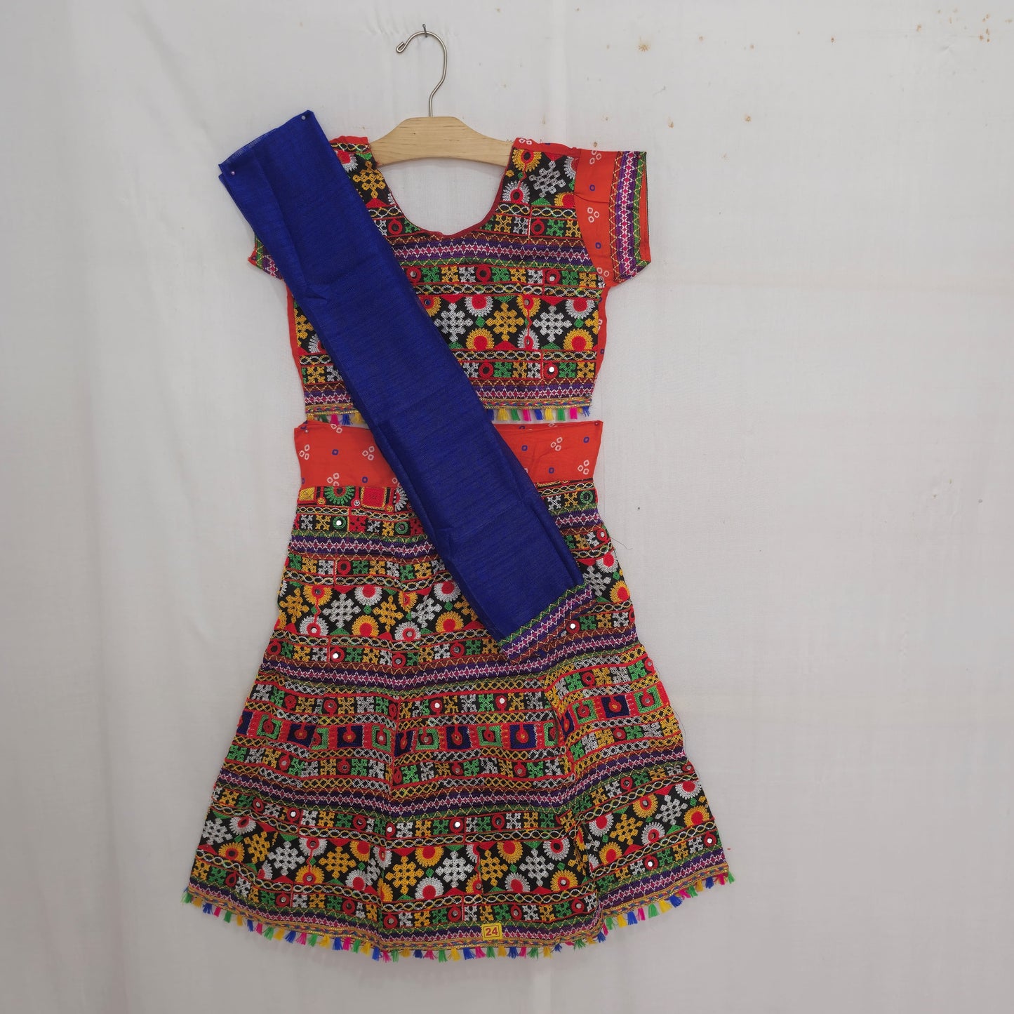 Girls - Full work with 3 Dot Bandhani Chaniya Choli