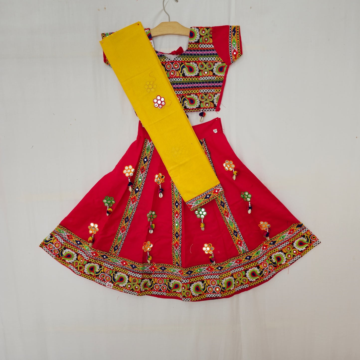 Girls - Full Work With Kavdi Flower Latkan Chaniya Choli