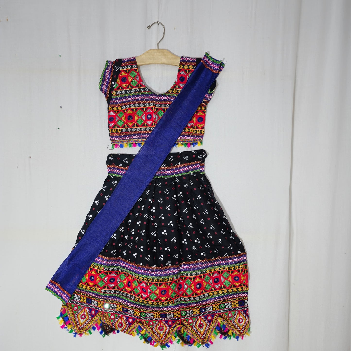 Girls - 3 Dot Bandhani Toran Design Chaniya Choli