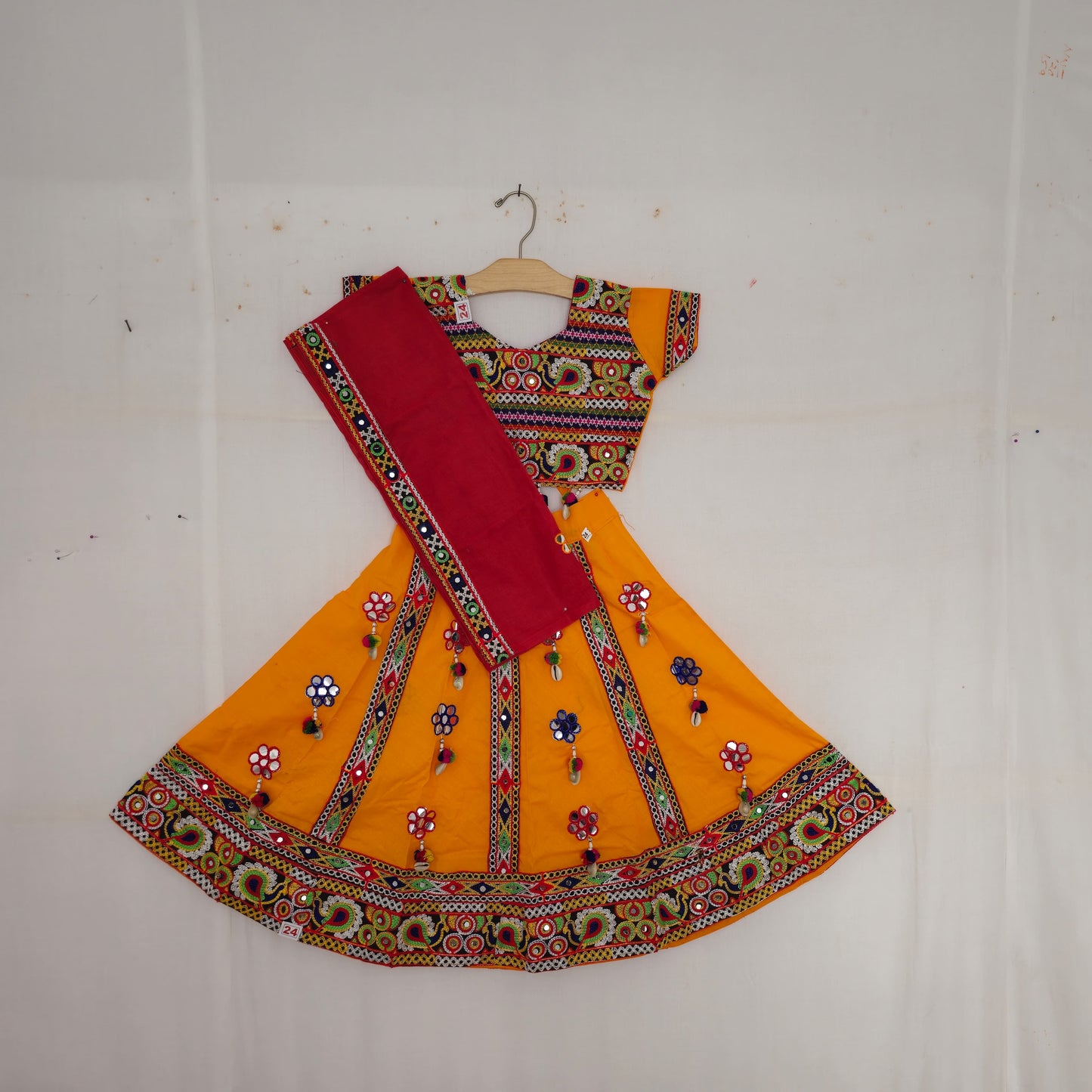 Girls - Full Work With Kavdi Flower Latkan Chaniya Choli