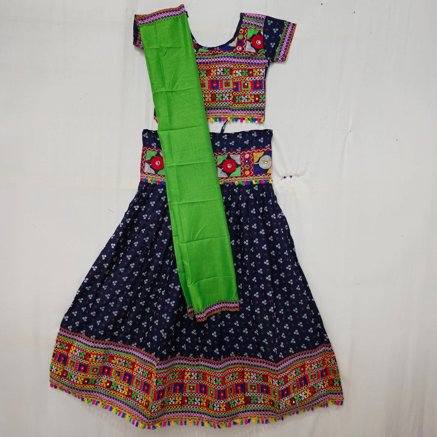 Girls - 3 Dot Bandhani Chaniya Choli