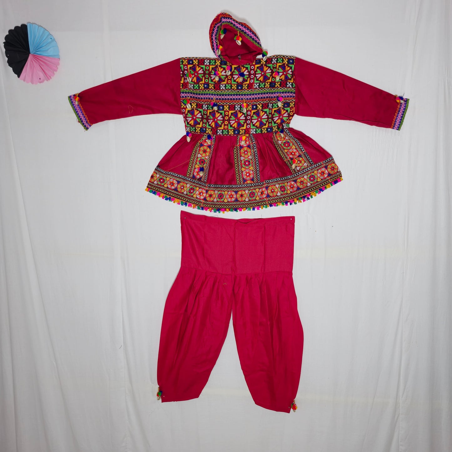 Kids - Full work Kediya with Half Patta