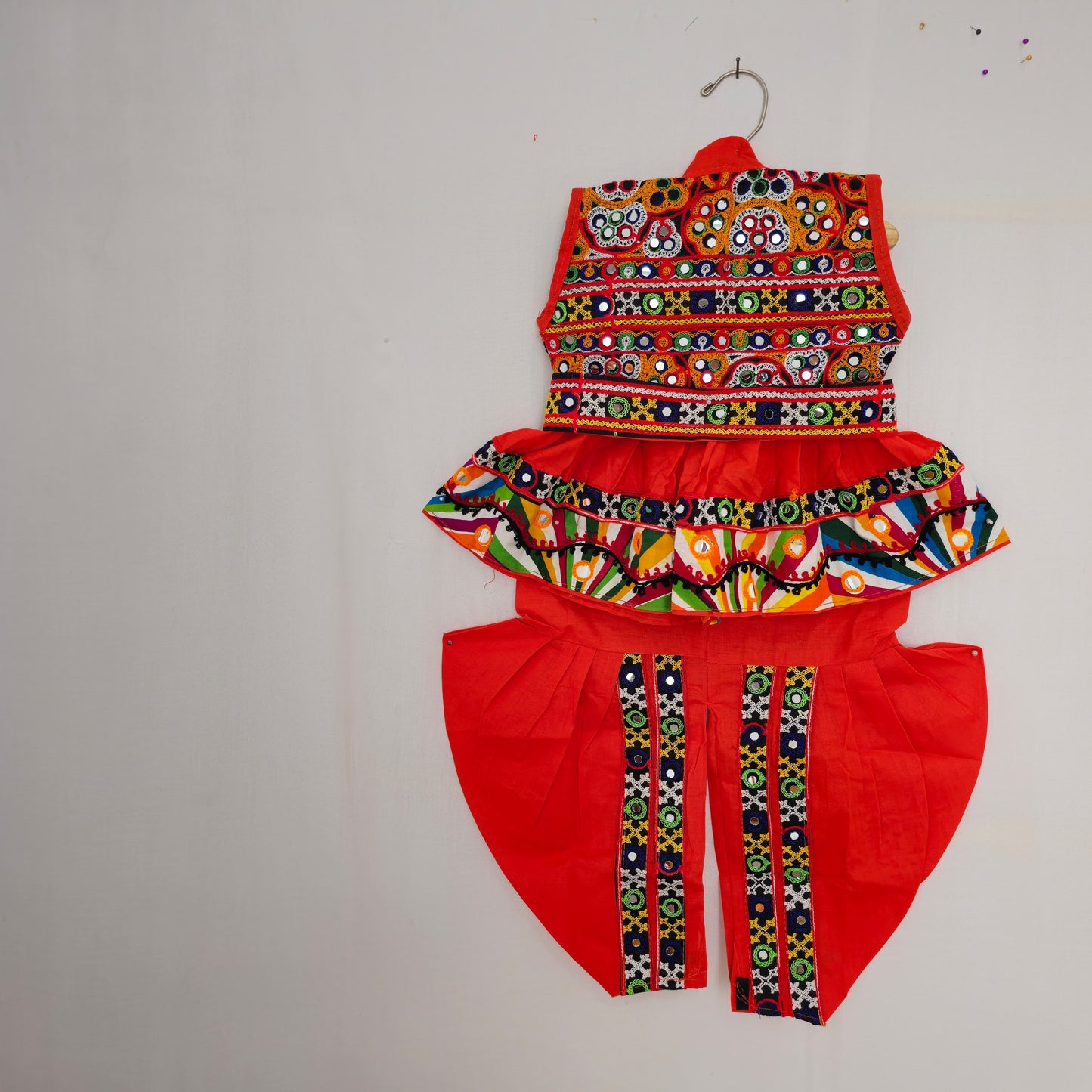 Kids - Multicolour Border Kediya
