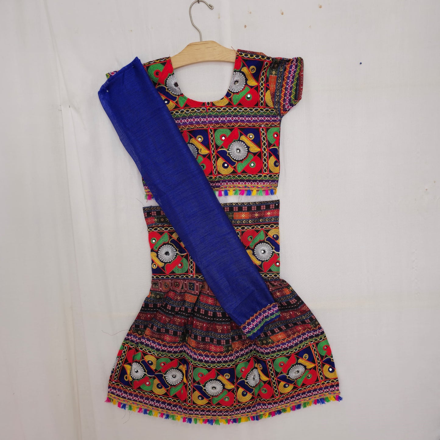 Girls - Patola Box Print Design Chaniya Choli