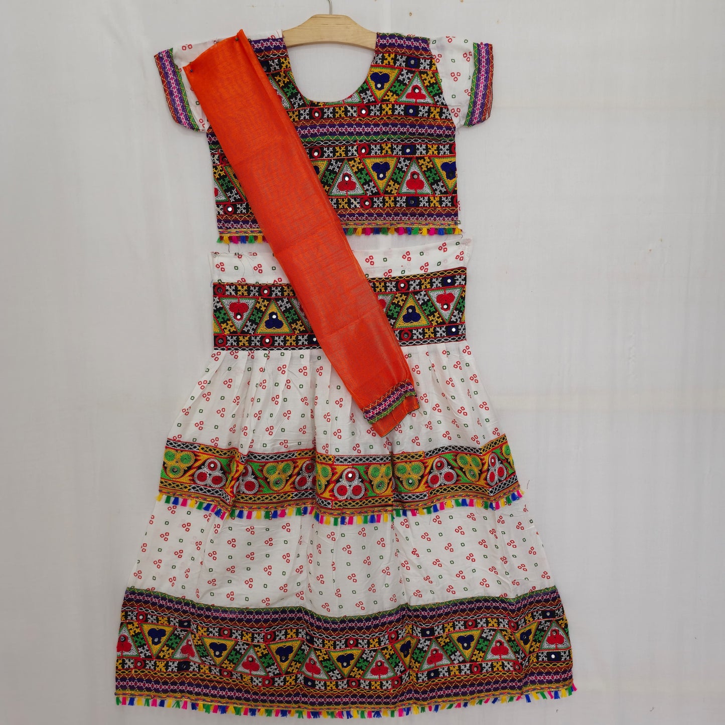 Girls - 3 Dot Bandhani Chaniya Choli