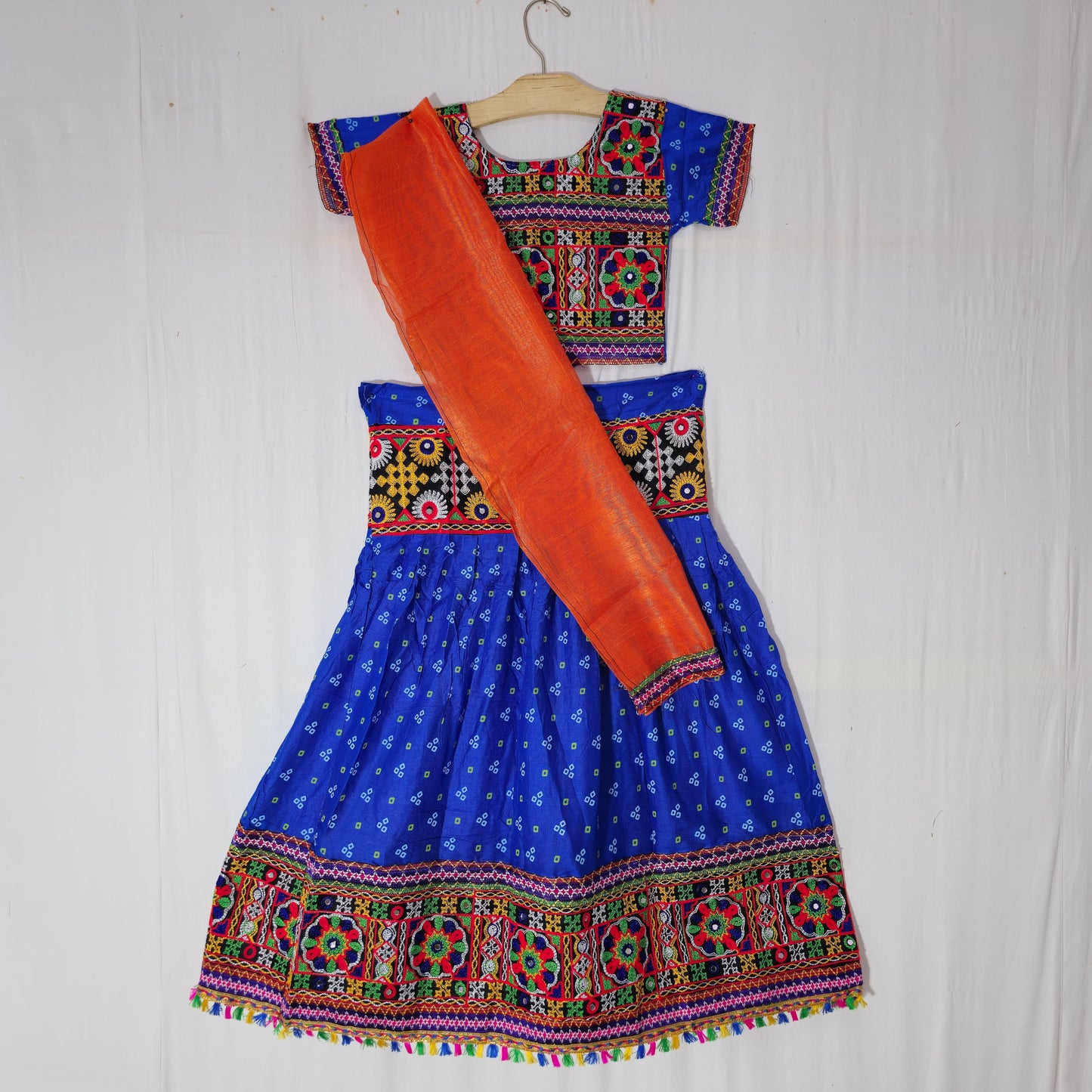 Girls - 3 Dot Bandhani Chaniya Choli