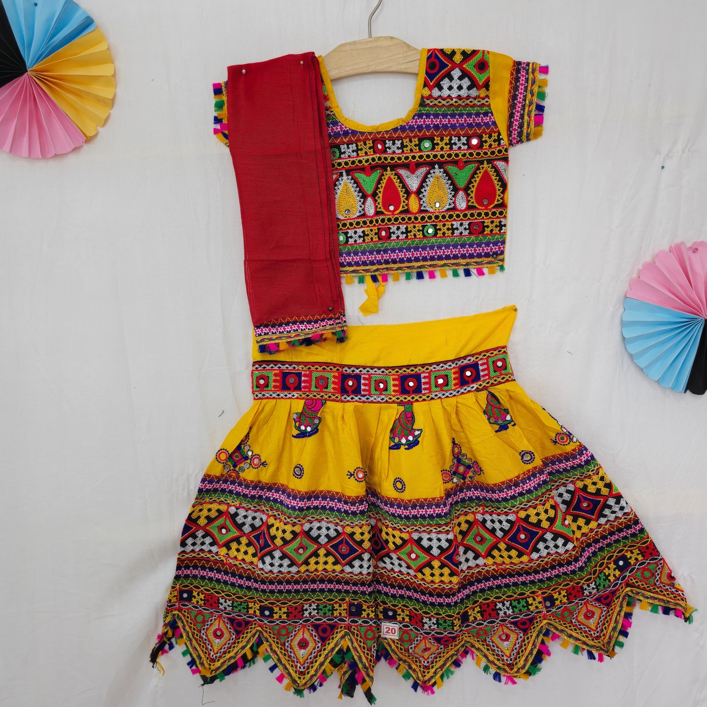 Girls - Dandiya Raas Dingli Design Chaniya Choli
