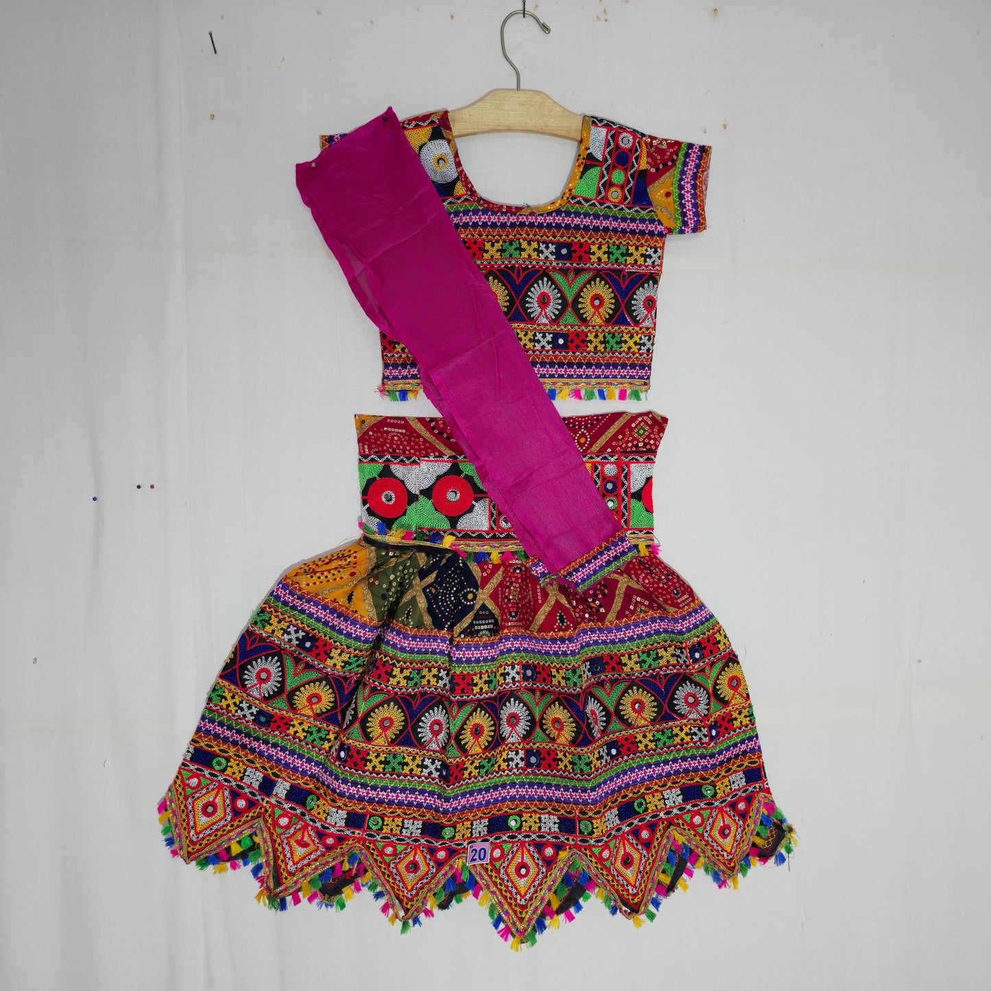 Girls - Square Box Bandhani Design Chaniya Choli