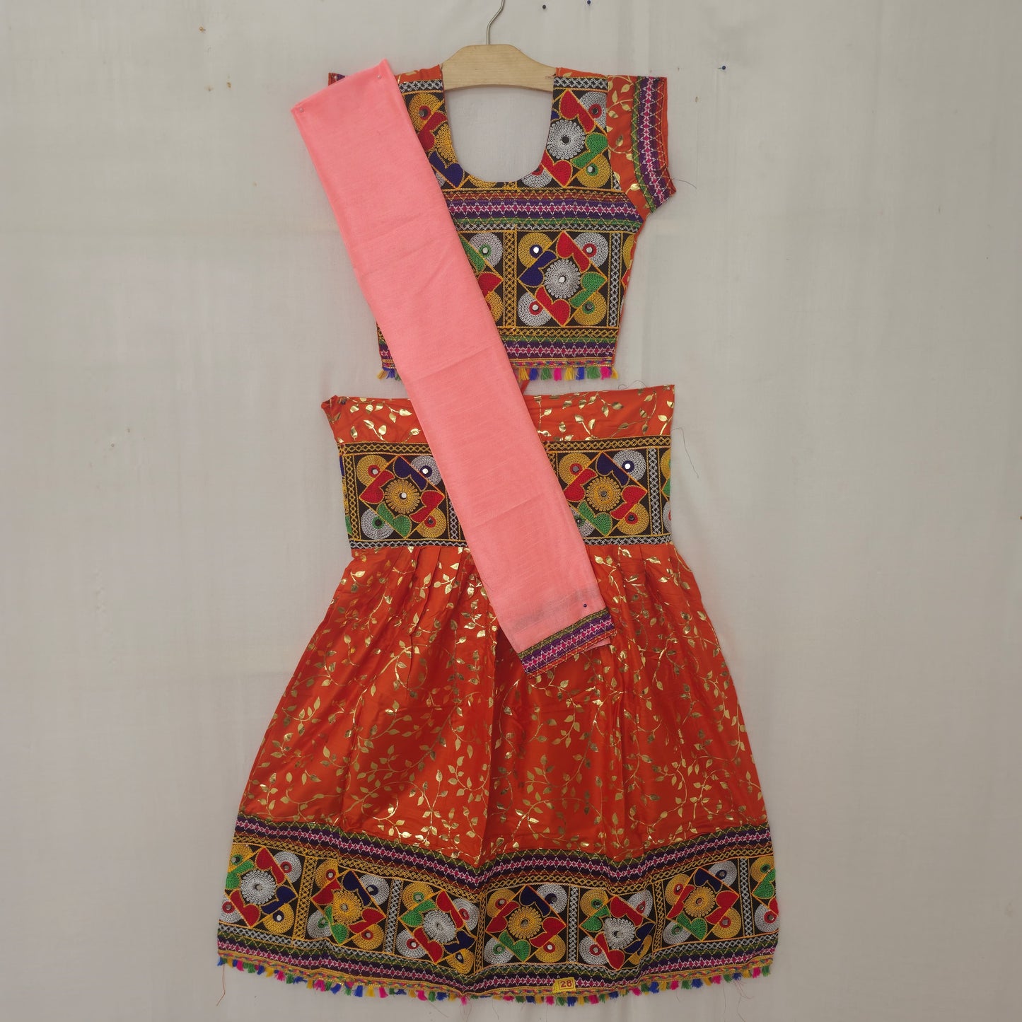 Girls - Gold Print Design Chaniya Choli