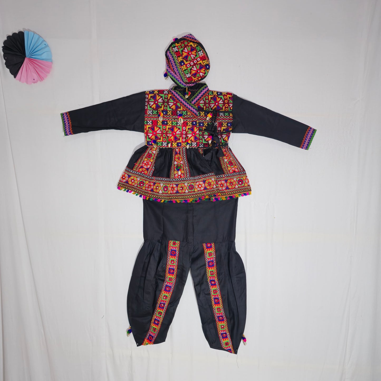 Kids - Full work Kediya with Half Patta