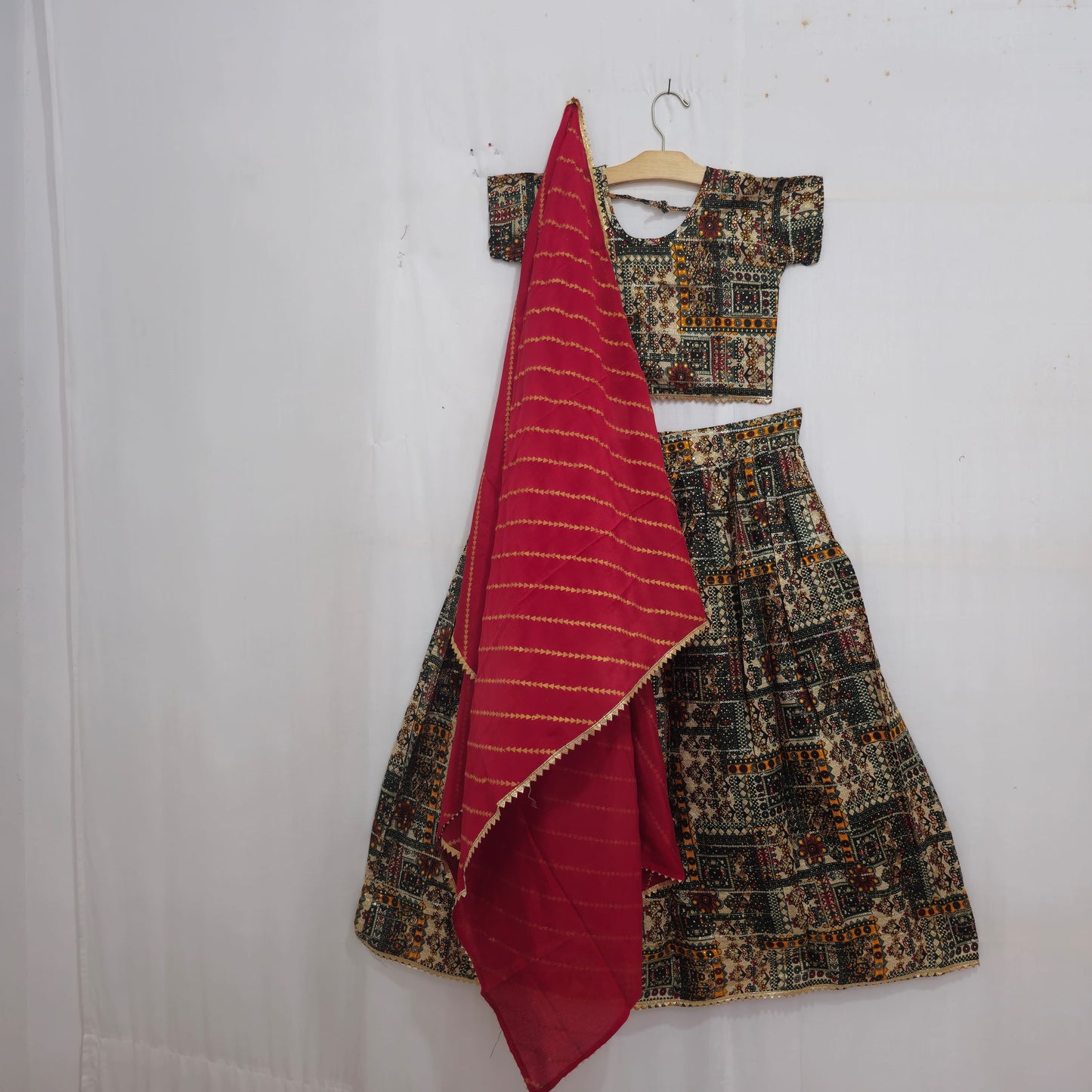 Girls - Printed Sequence Lahenga