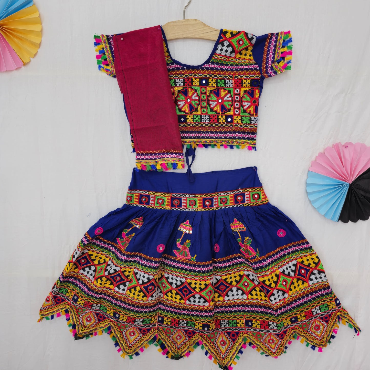 Girls - Dandiya Raas Dingli Design Chaniya Choli