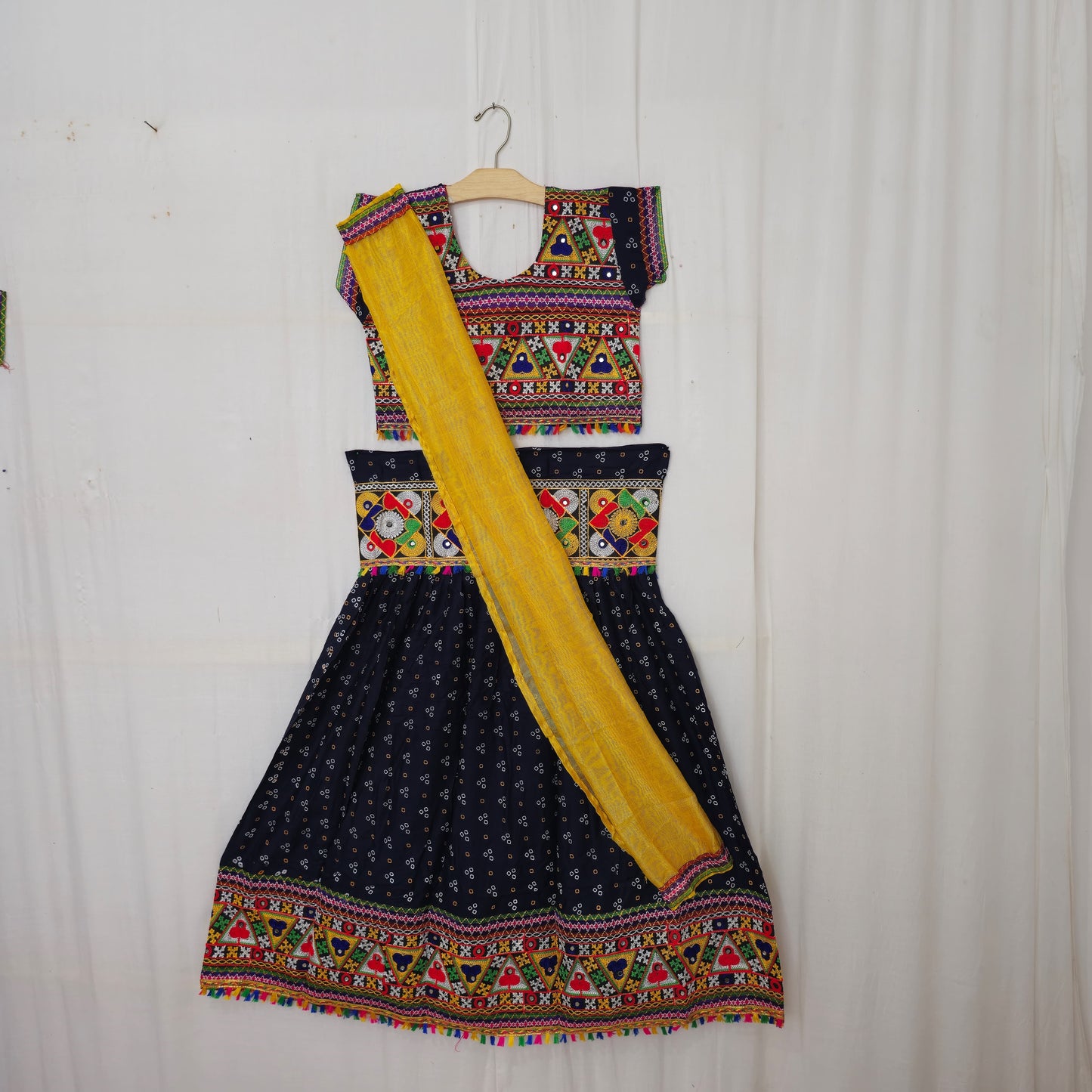 Girls - 3 Dot Bandhani Chaniya Choli