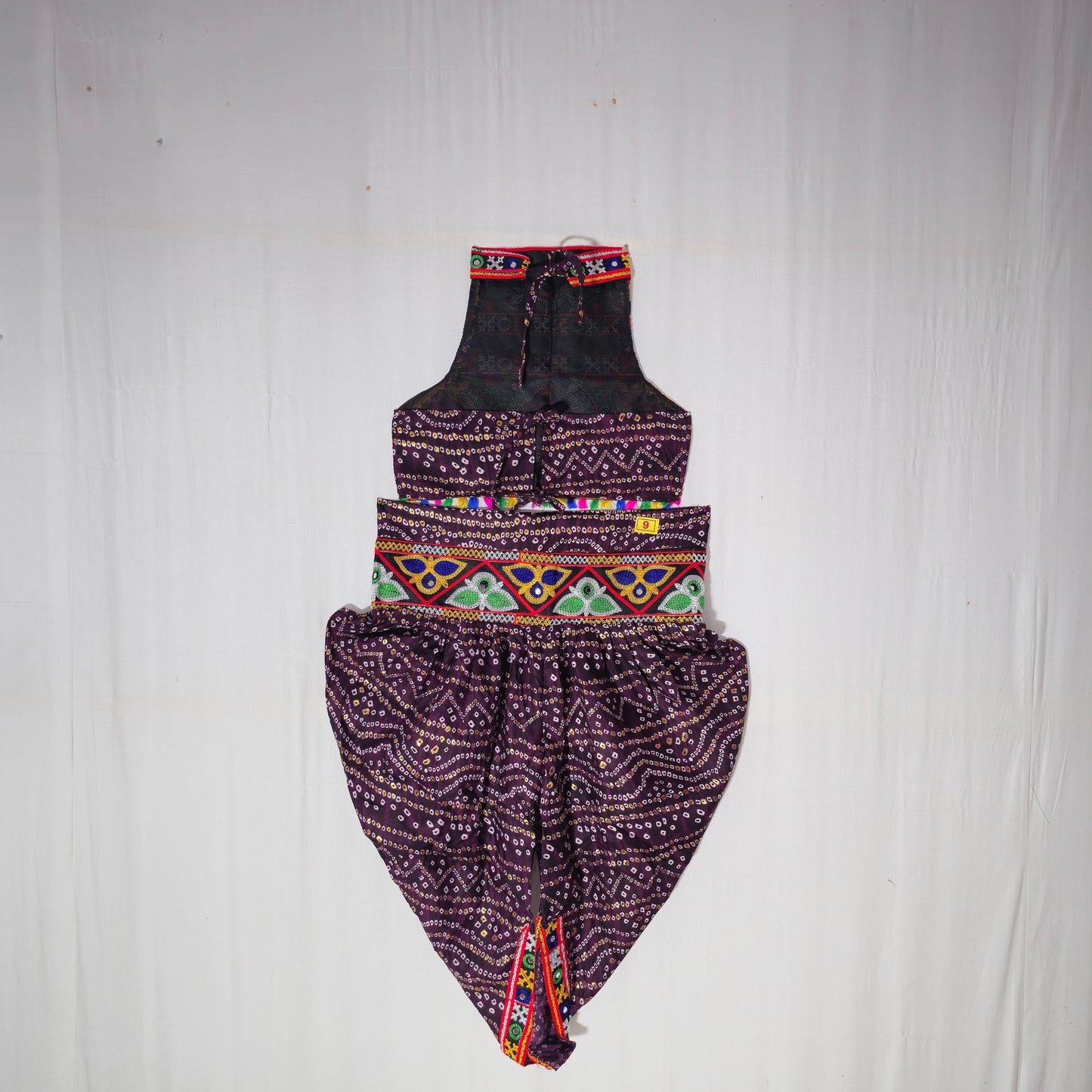 Girls - Zigzag Bandhani Patiyala - Dhoti