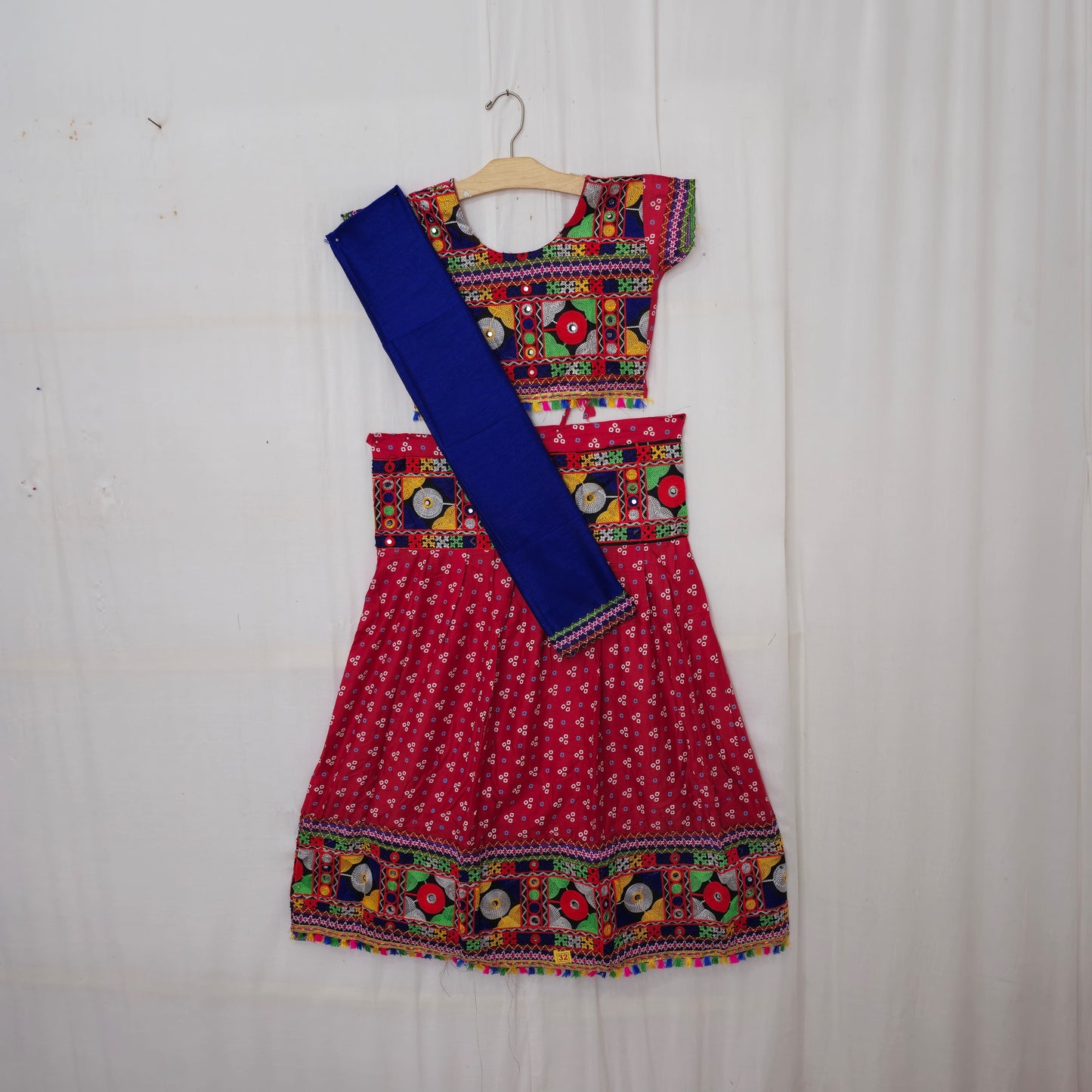 Girls - 3 Dot Bandhani Chaniya Choli