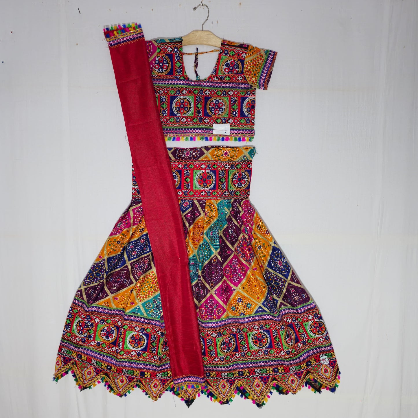 Girls - Square Box Bandhani Design Chaniya Choli