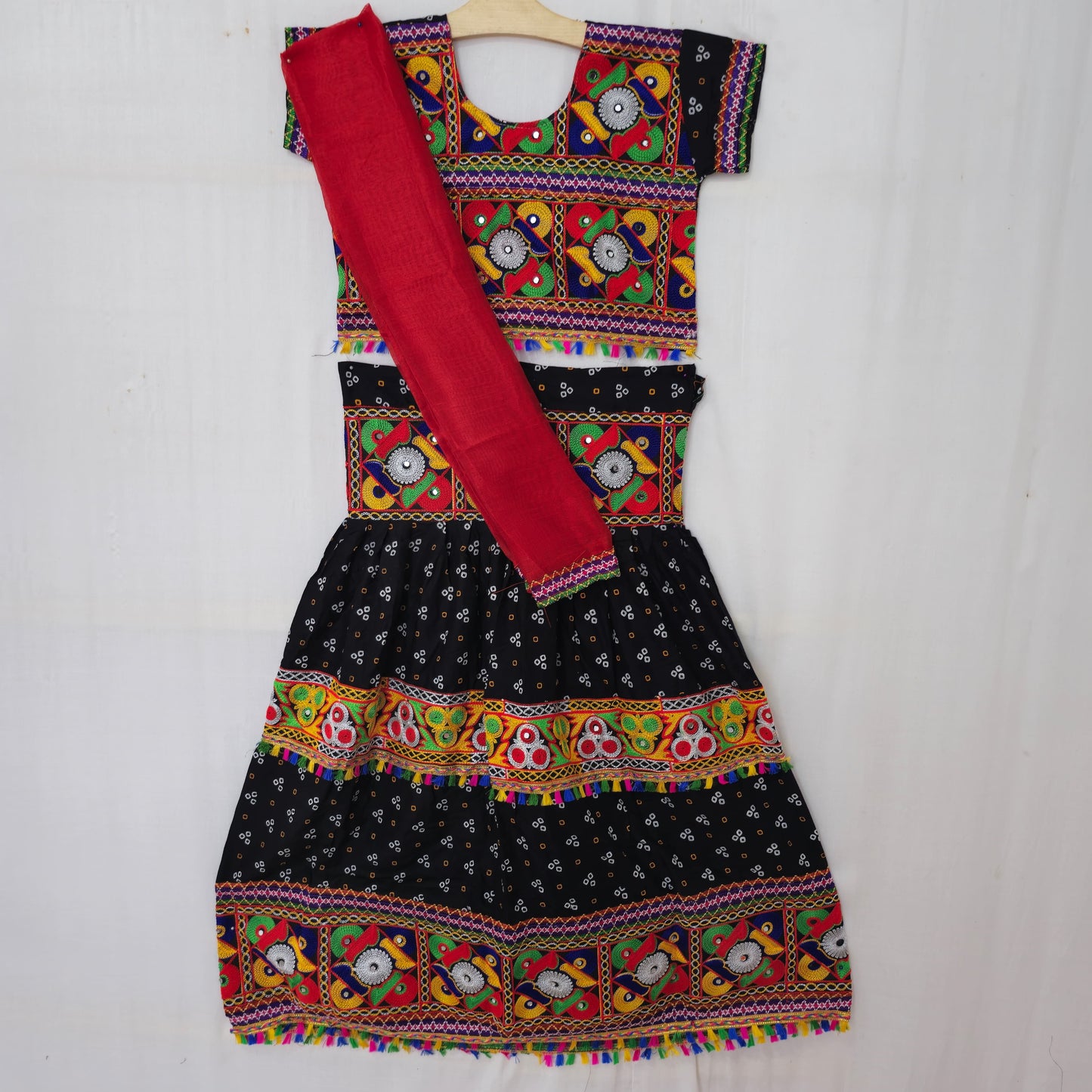 Girls - 3 Dot Bandhani Chaniya Choli