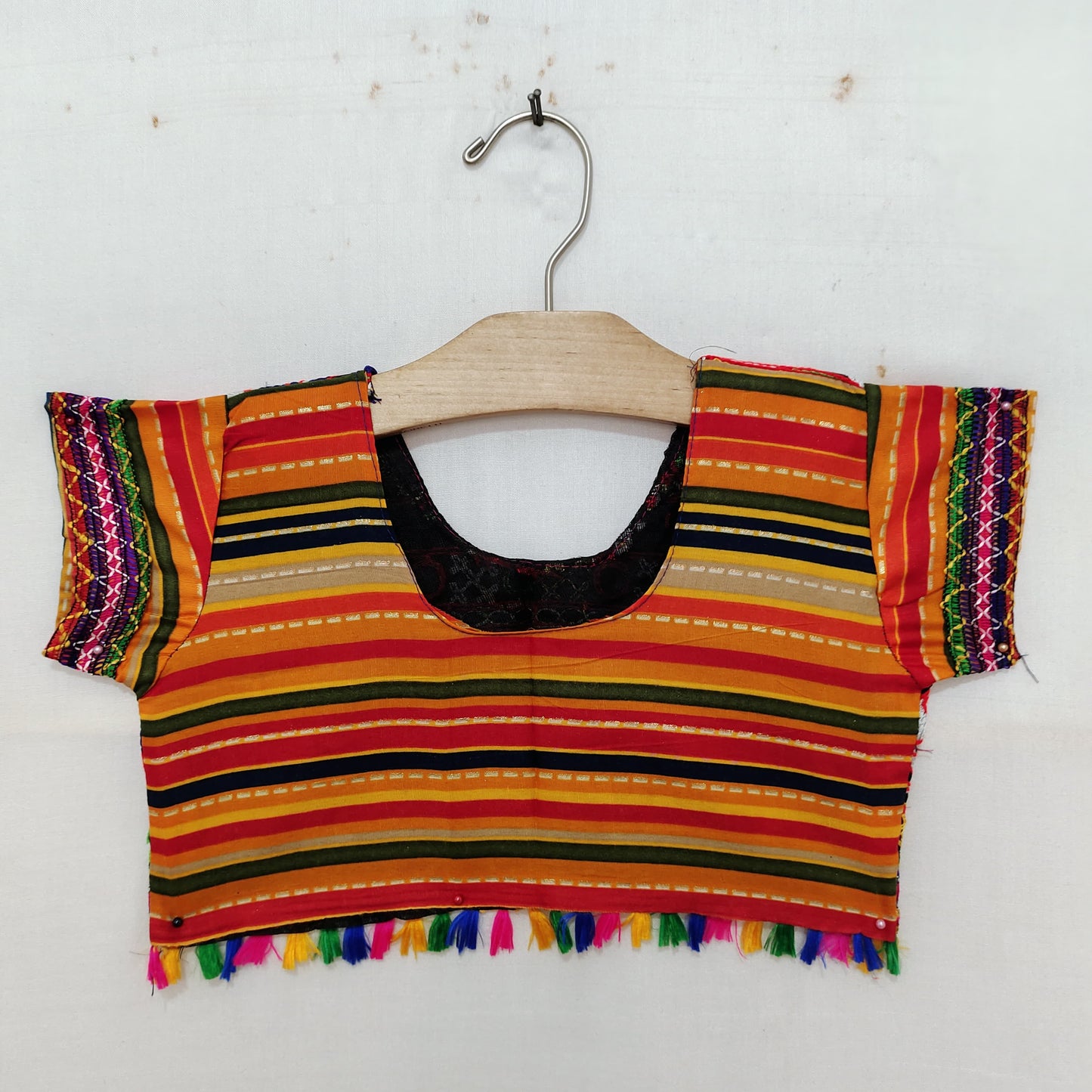 Girls - Multicolour Leheriya Design Chaniya Choli