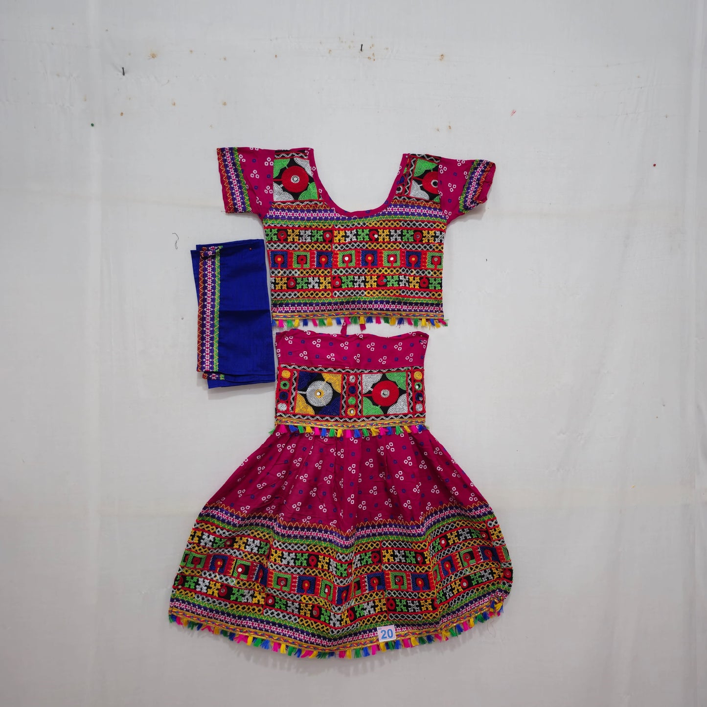 Girls - 3 Dot Bandhani Chaniya Choli