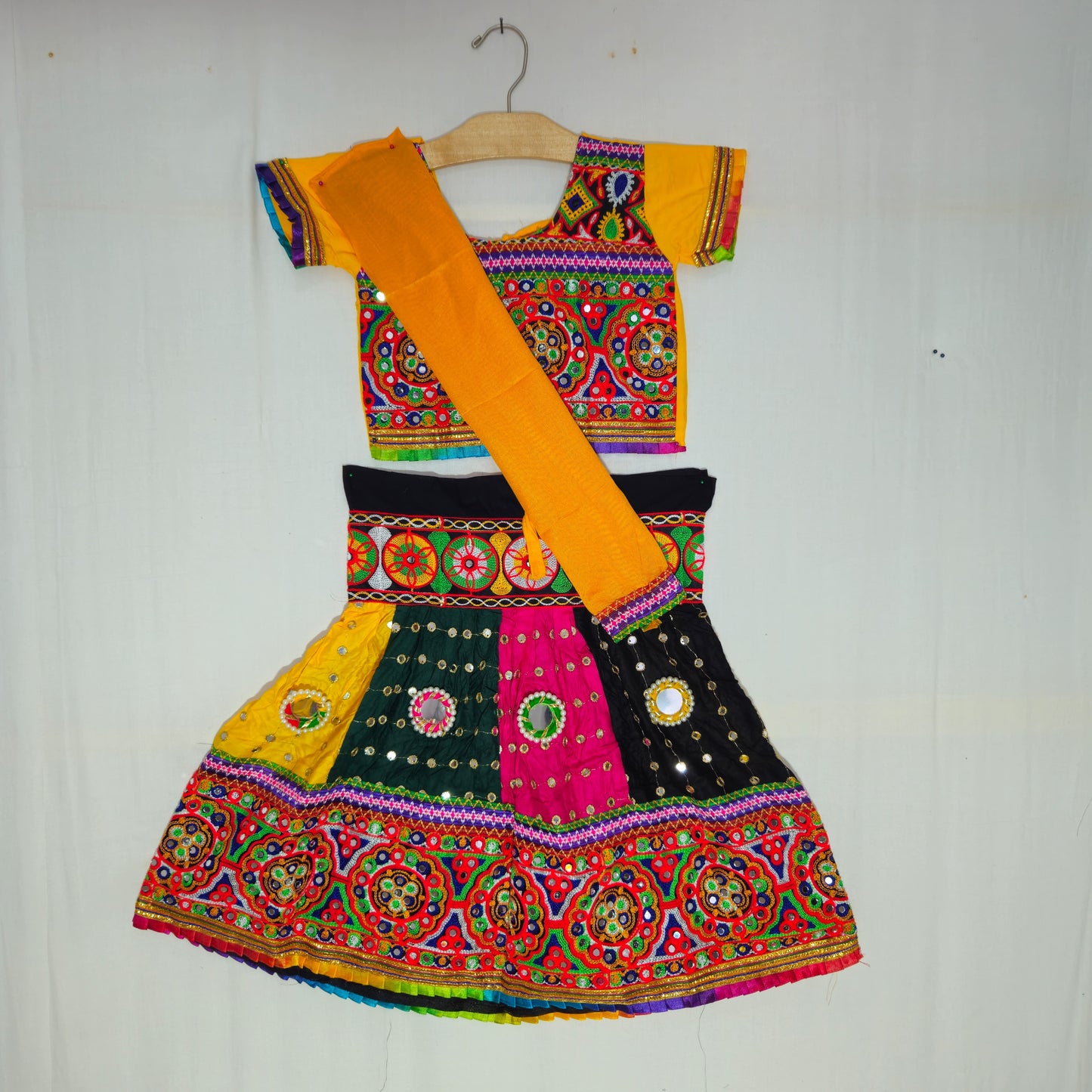 Girls - Bangadi Mirror Work Chaniya Choli