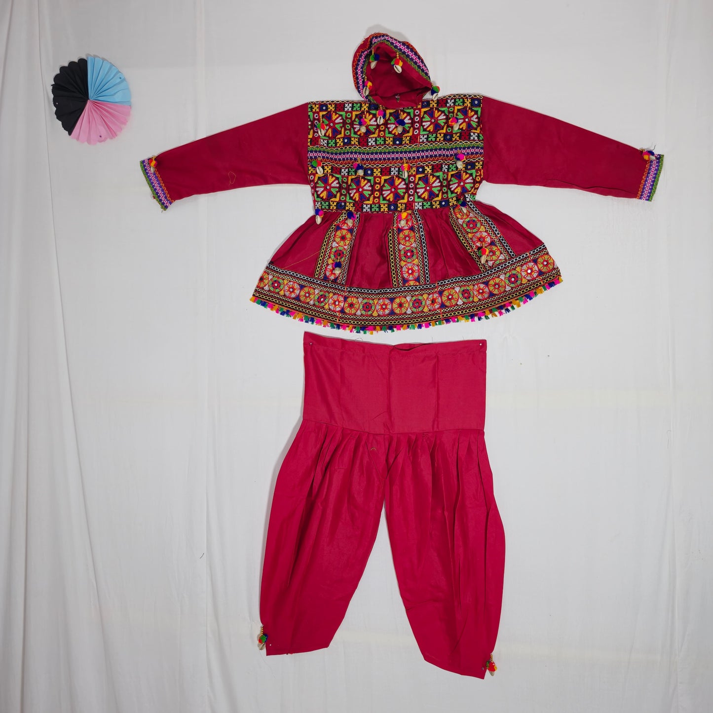 Kids - Full work Kediya with Half Patta