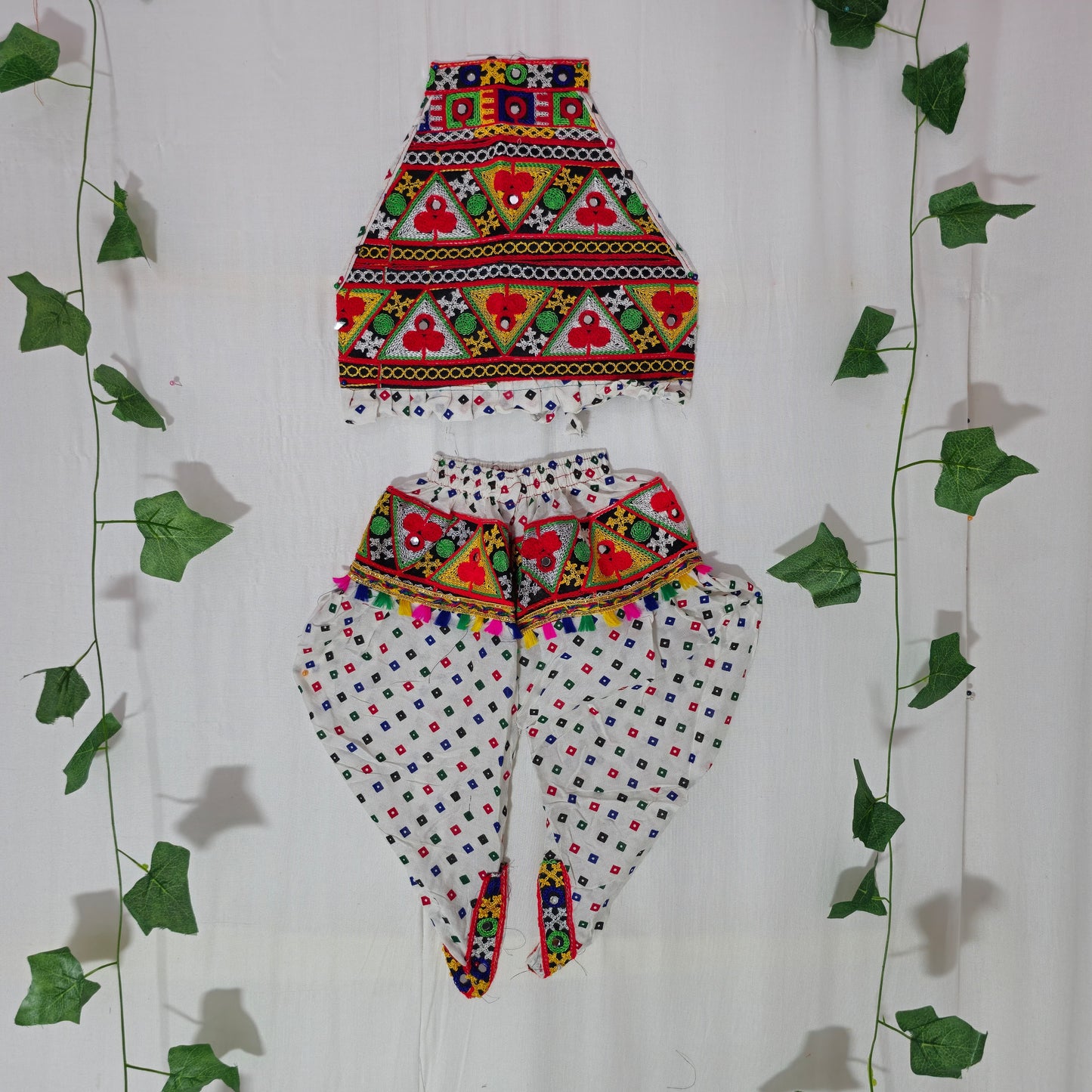 Girls - Single Dot Bandhani Dhoti