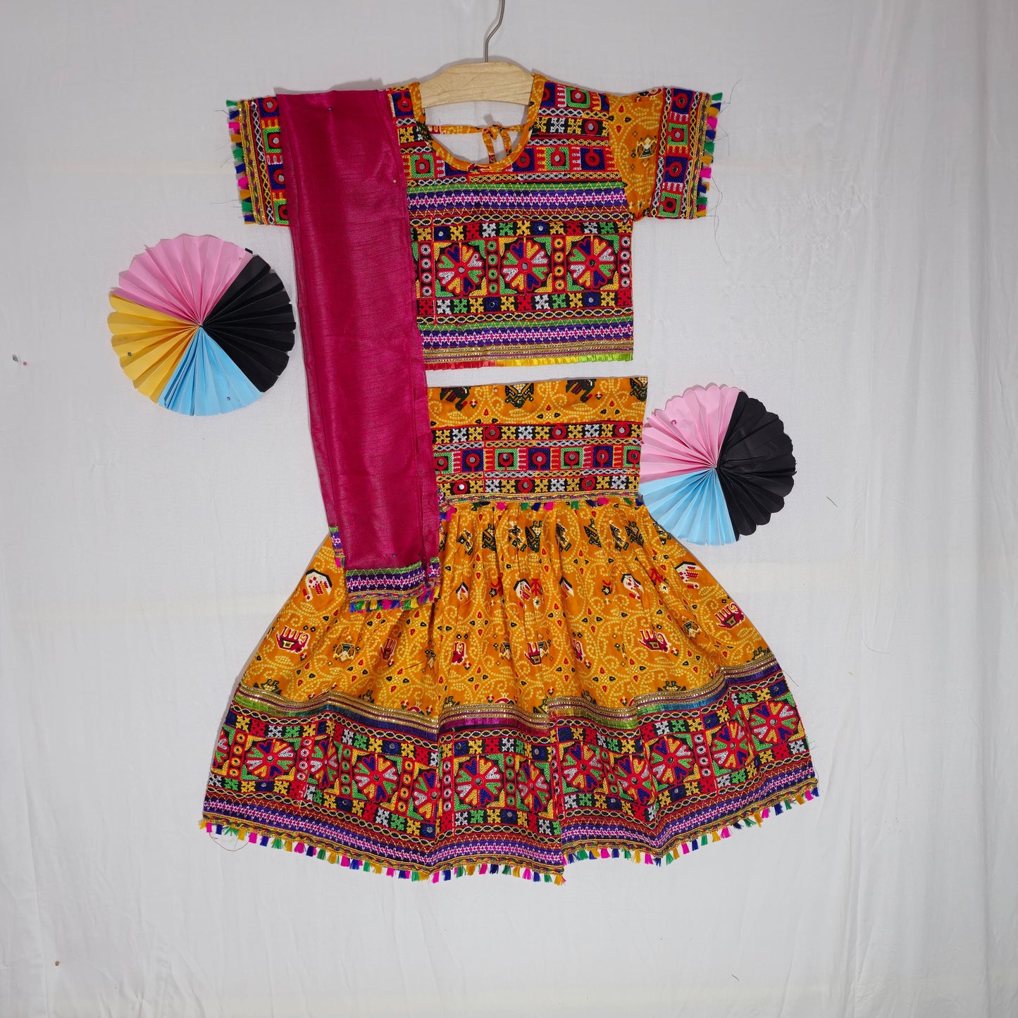 Girls - Stone Bandhani Patola Chaniya Choli