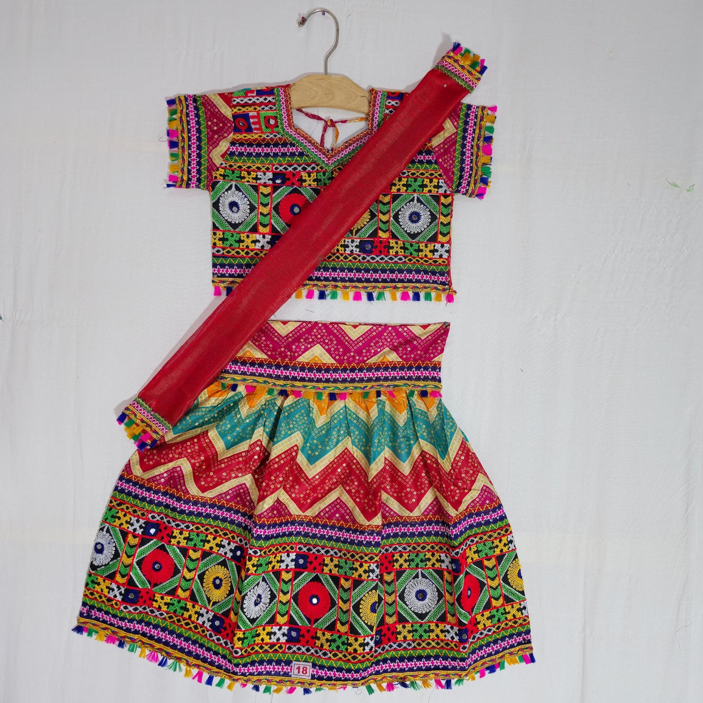 Girls - ZigZag Bandhani Chaniya Choli
