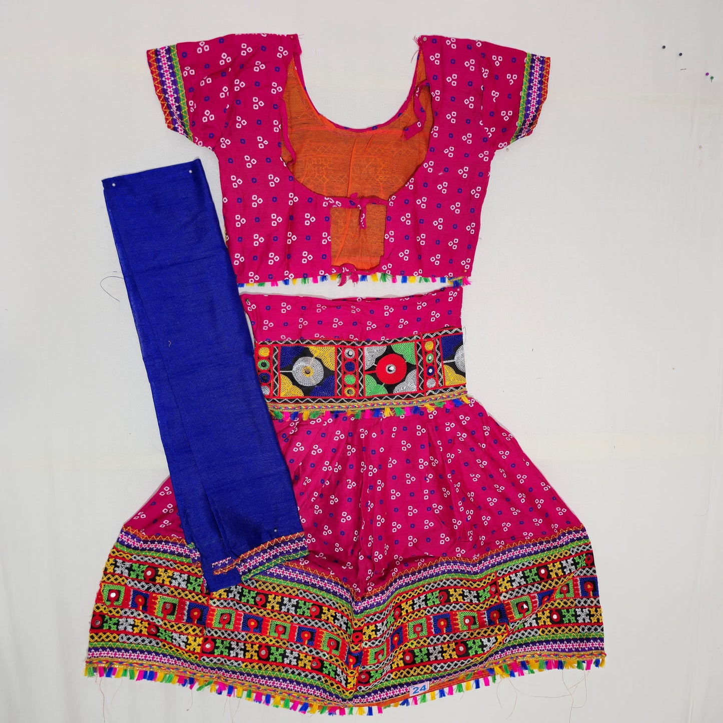 Girls - 3 Dot Bandhani Chaniya Choli