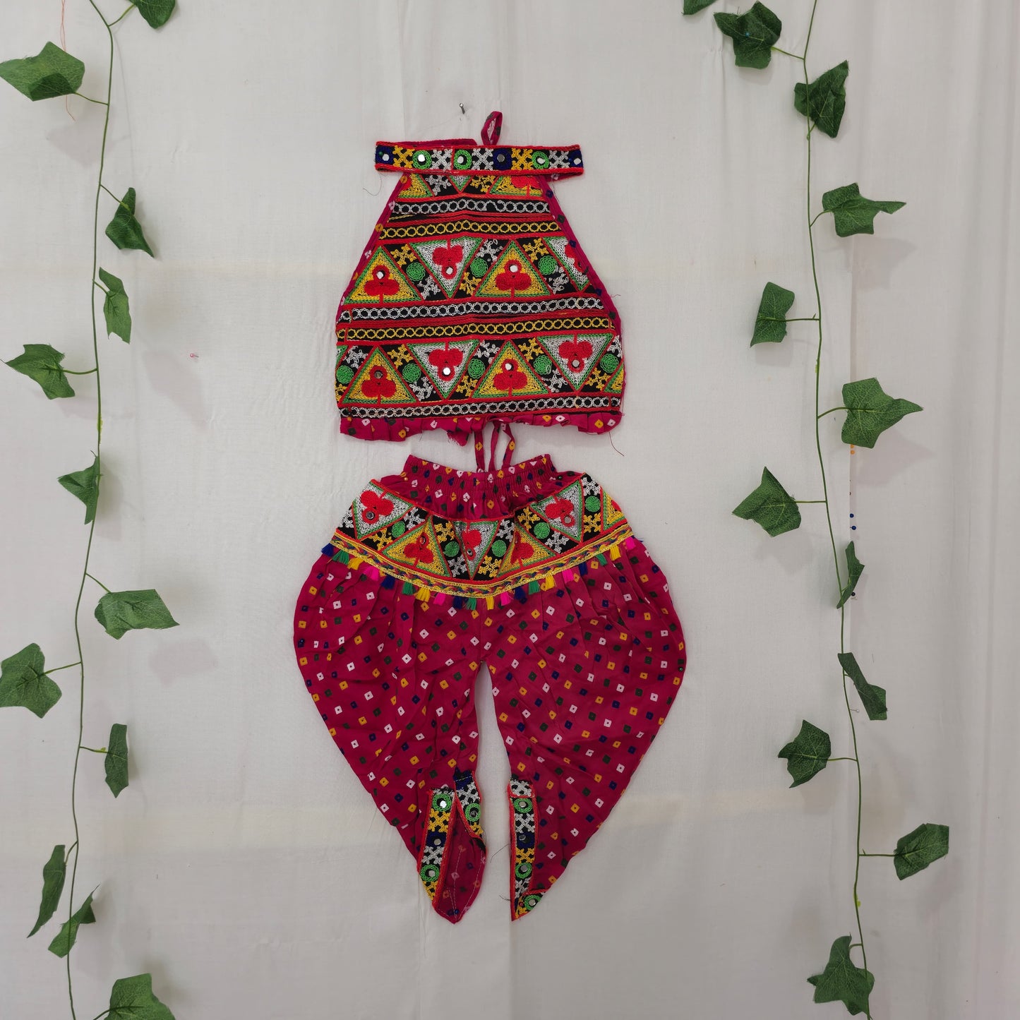Girls - Single Dot Bandhani Dhoti