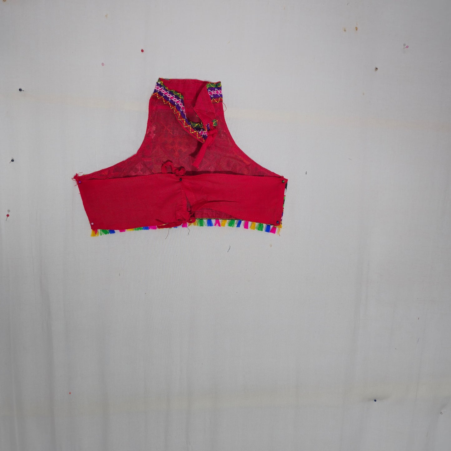 Girls - Sleeveless Center Border 3 Patta Chaniya Choli