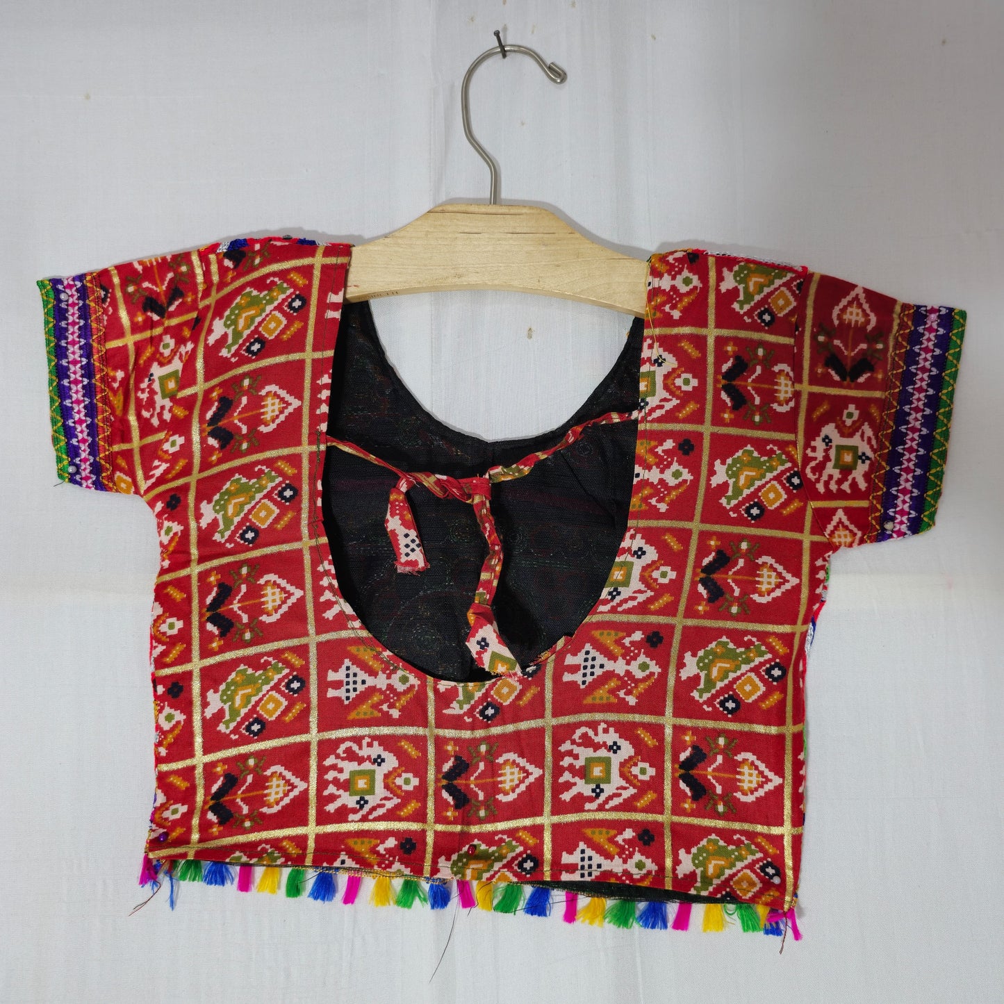 Girls - Patola Half Circle Work Border Design Chaniya Choli
