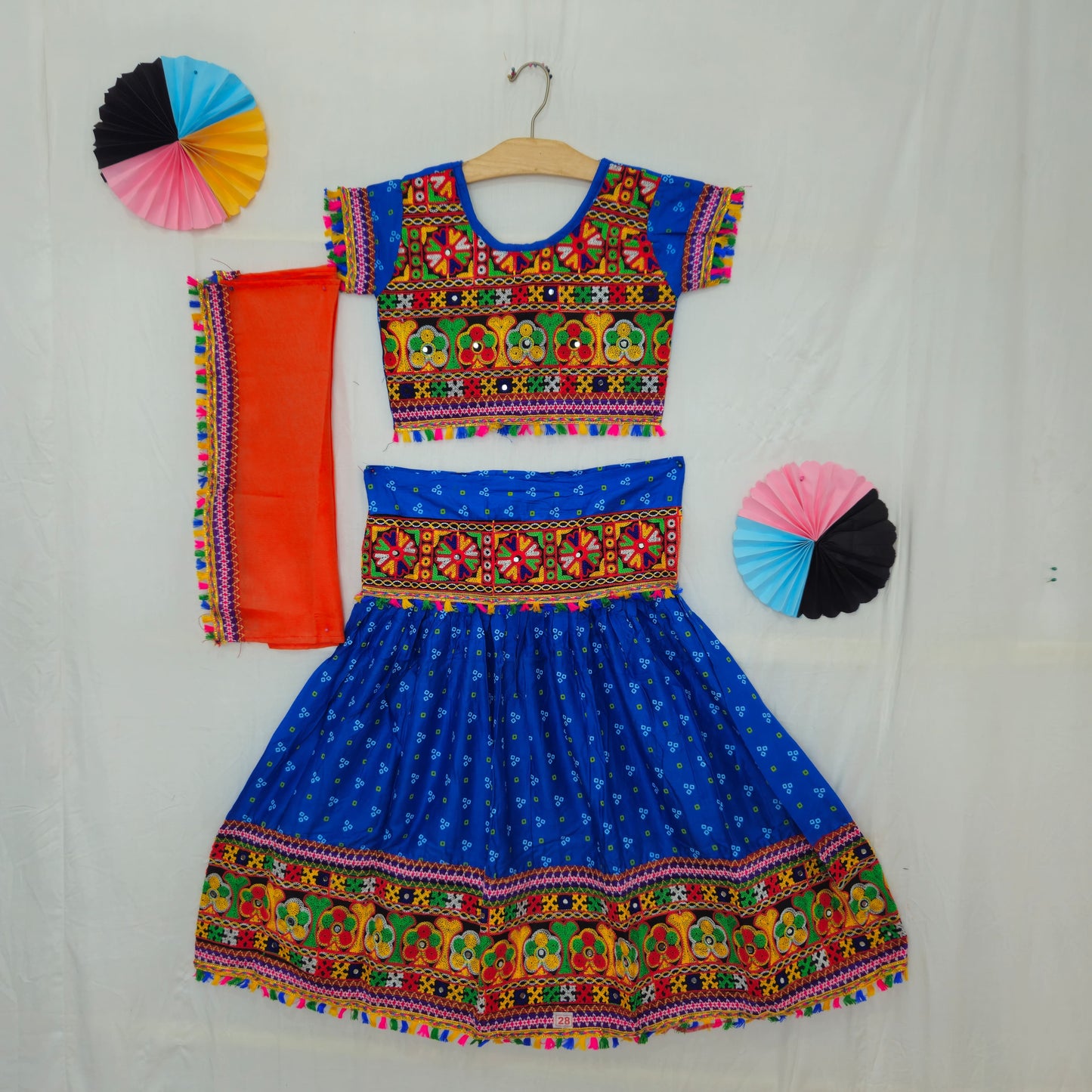 Girls - 3 Dot Bandhani Chaniya Choli