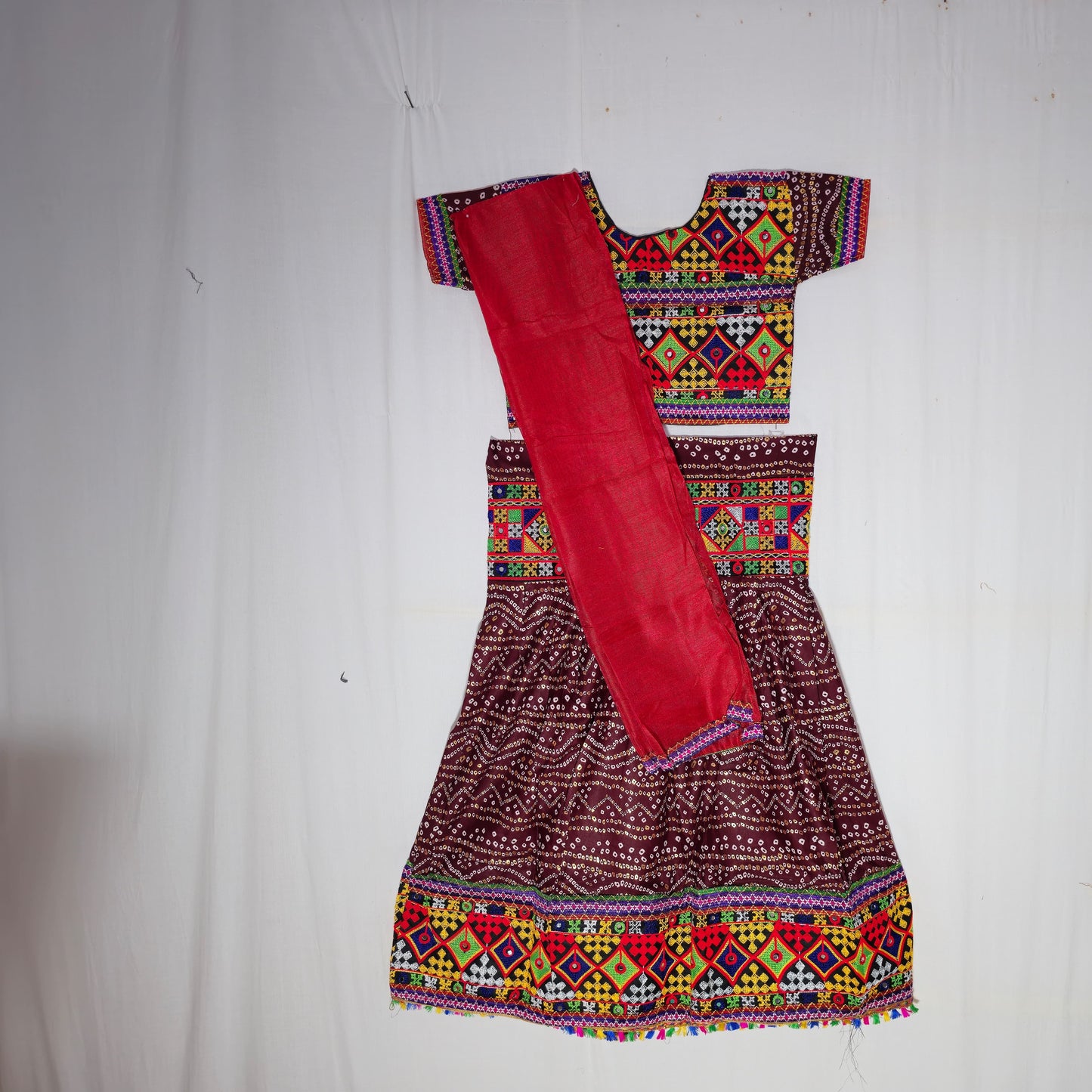 Girls - Zigzag Bandhani Chaniya Choli