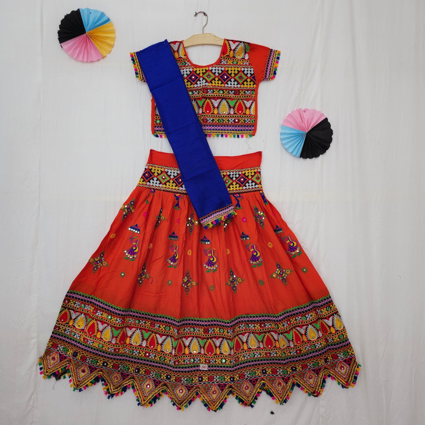 Girls - Dandiya Raas Dingli Design Chaniya Choli