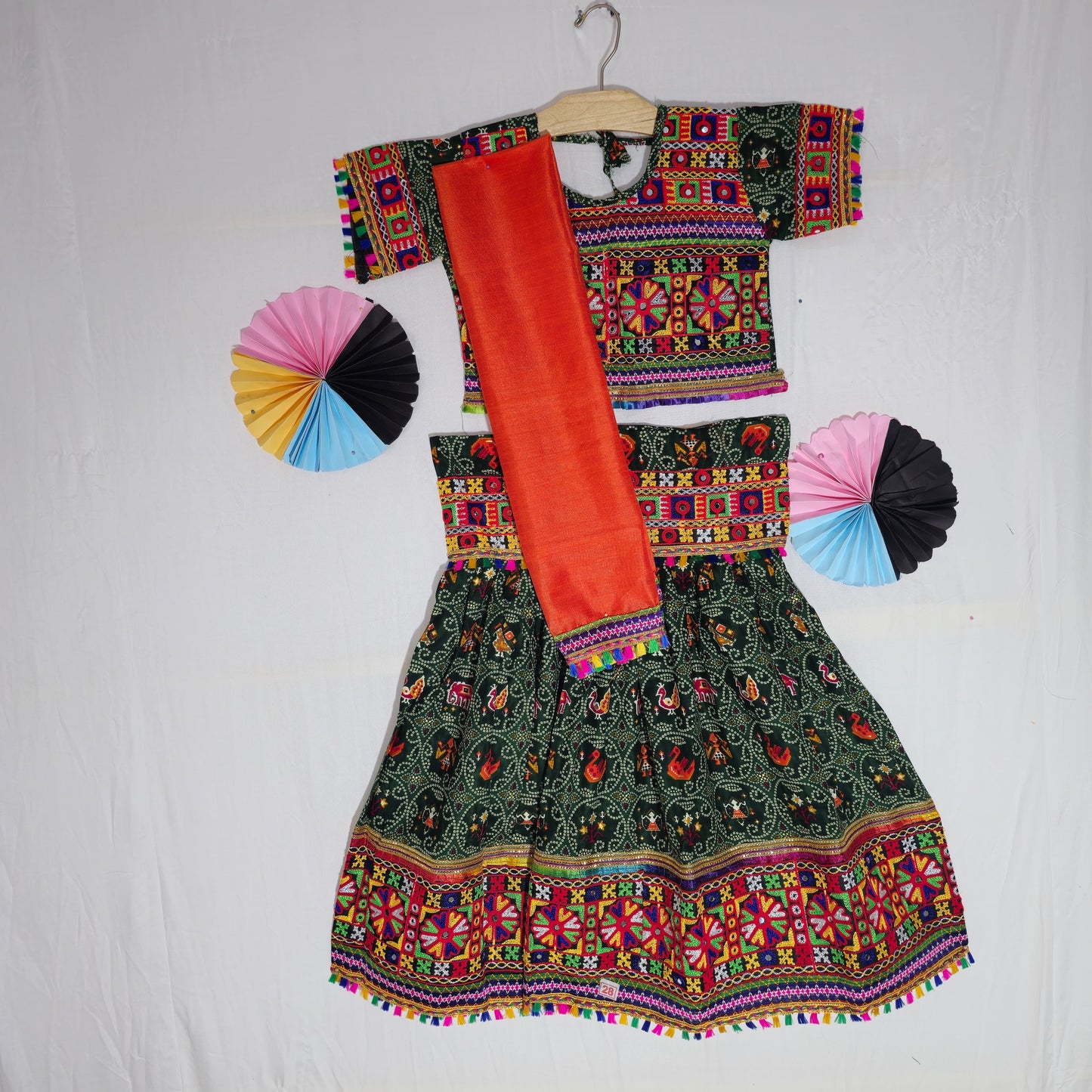 Girls - Stone Bandhani Patola Chaniya Choli