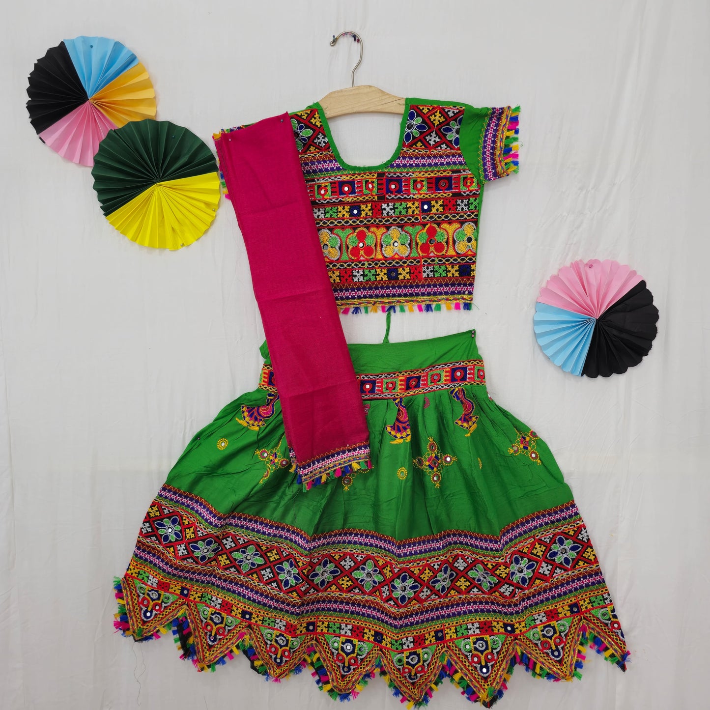 Girls - Dandiya Raas Dingli Design Chaniya Choli