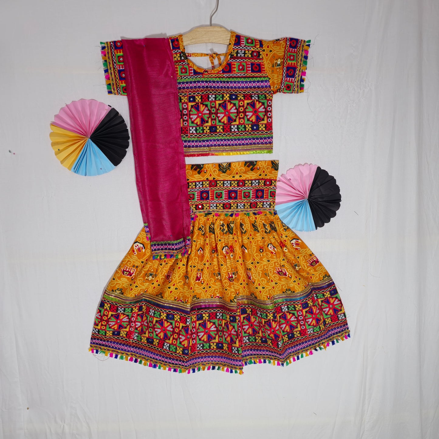 Girls - Stone Bandhani Patola Chaniya Choli