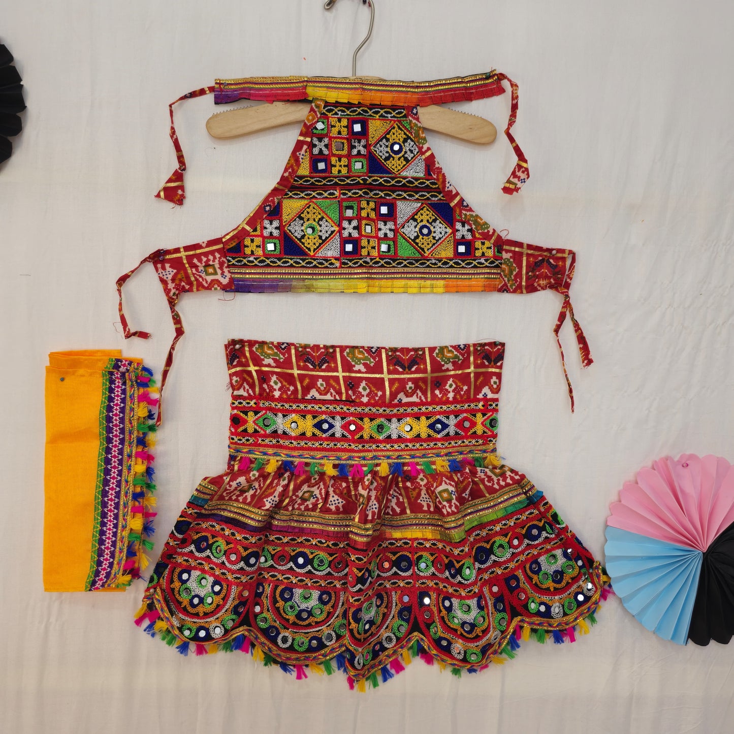Girls - Patola Circle Border Chaniya Choli