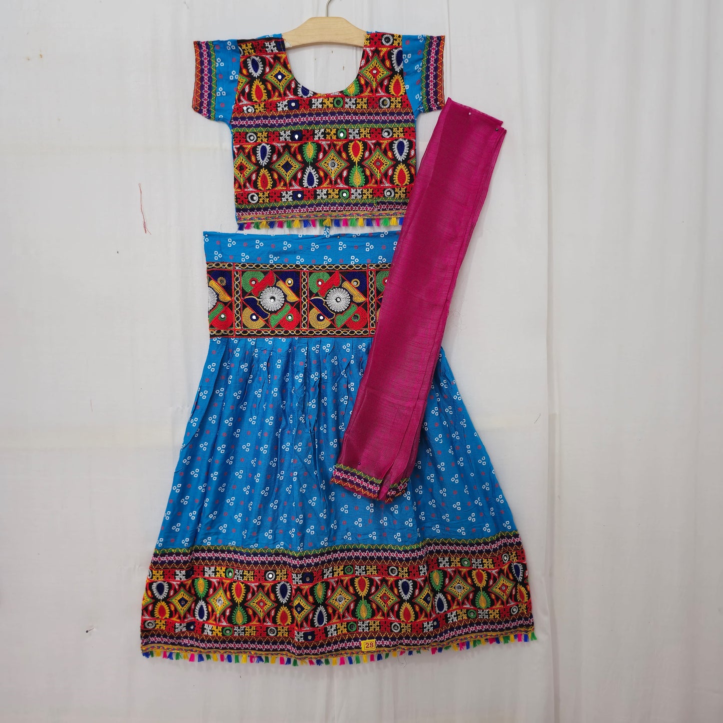 Girls - 3 Dot Bandhani Chaniya Choli