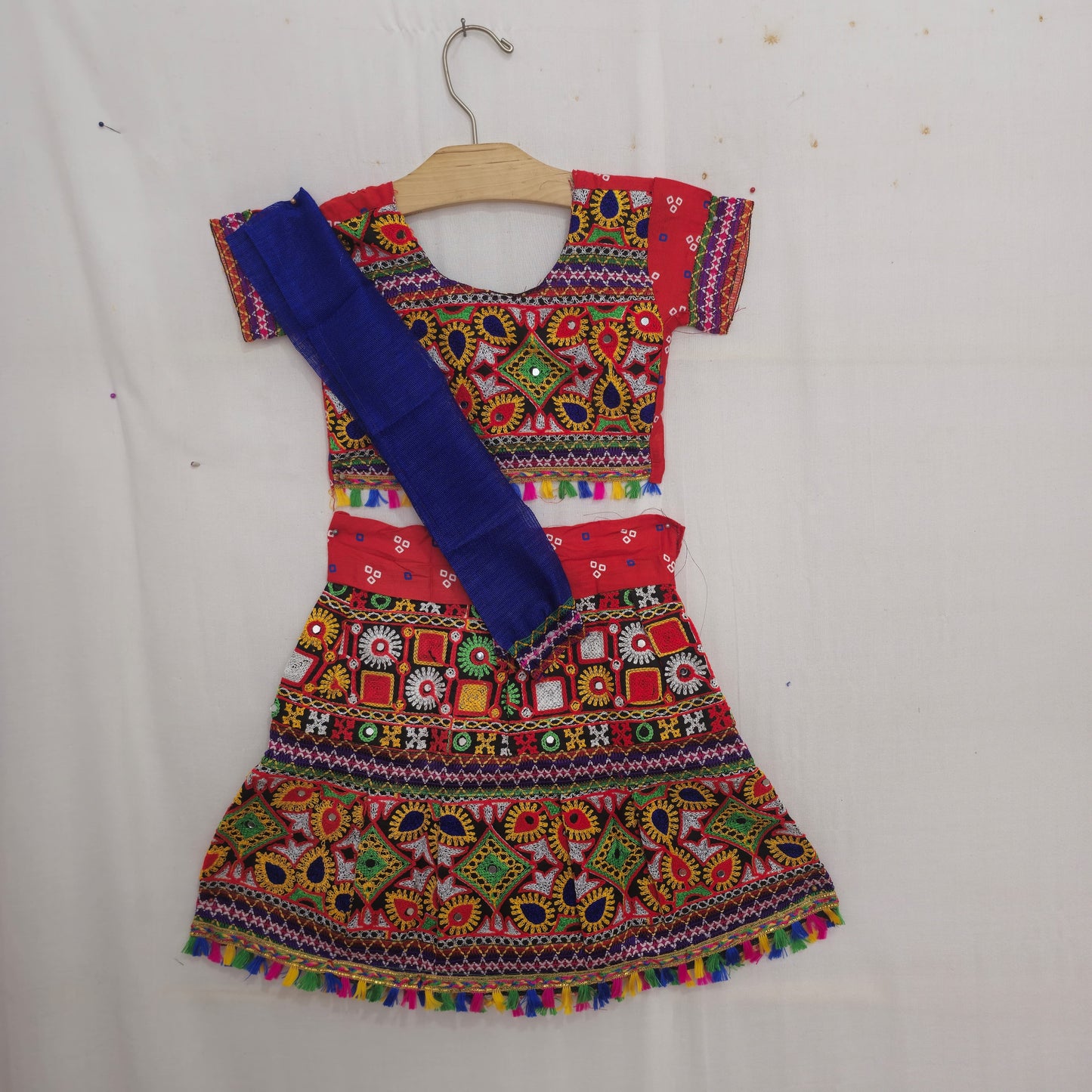 Girls - 3 Dot Bandhani Design Chaniya Choli