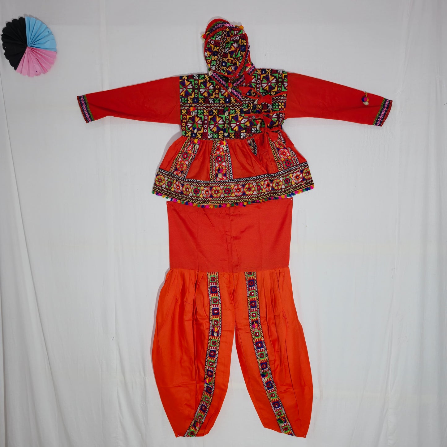 Kids - Full work Kediya with Half Patta