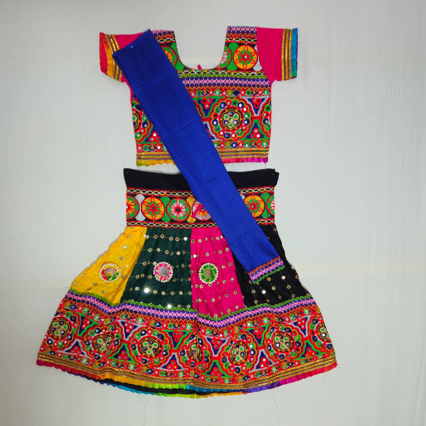 Girls - Bangadi Mirror Work Chaniya Choli