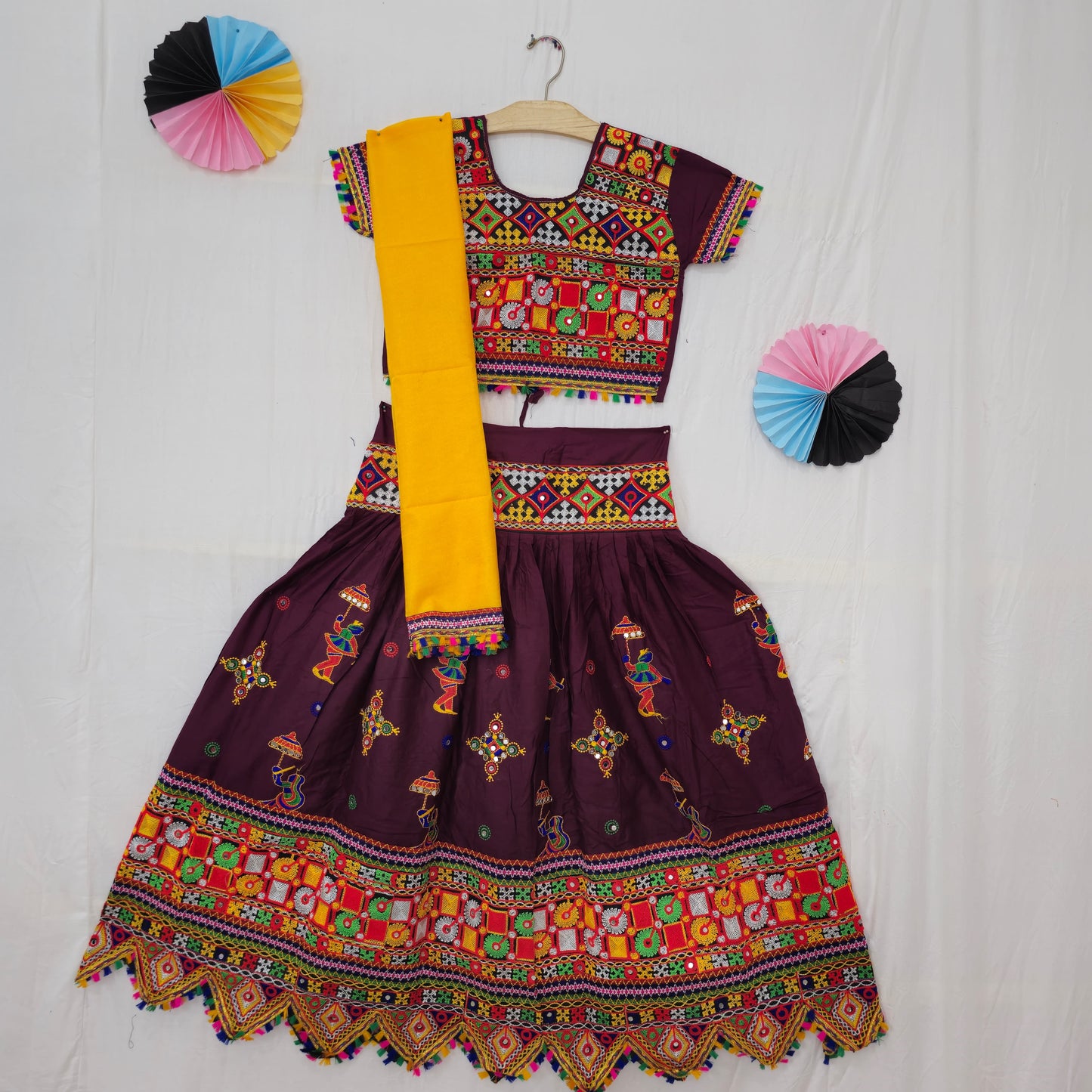 Girls - Dandiya Raas Dingli Design Chaniya Choli